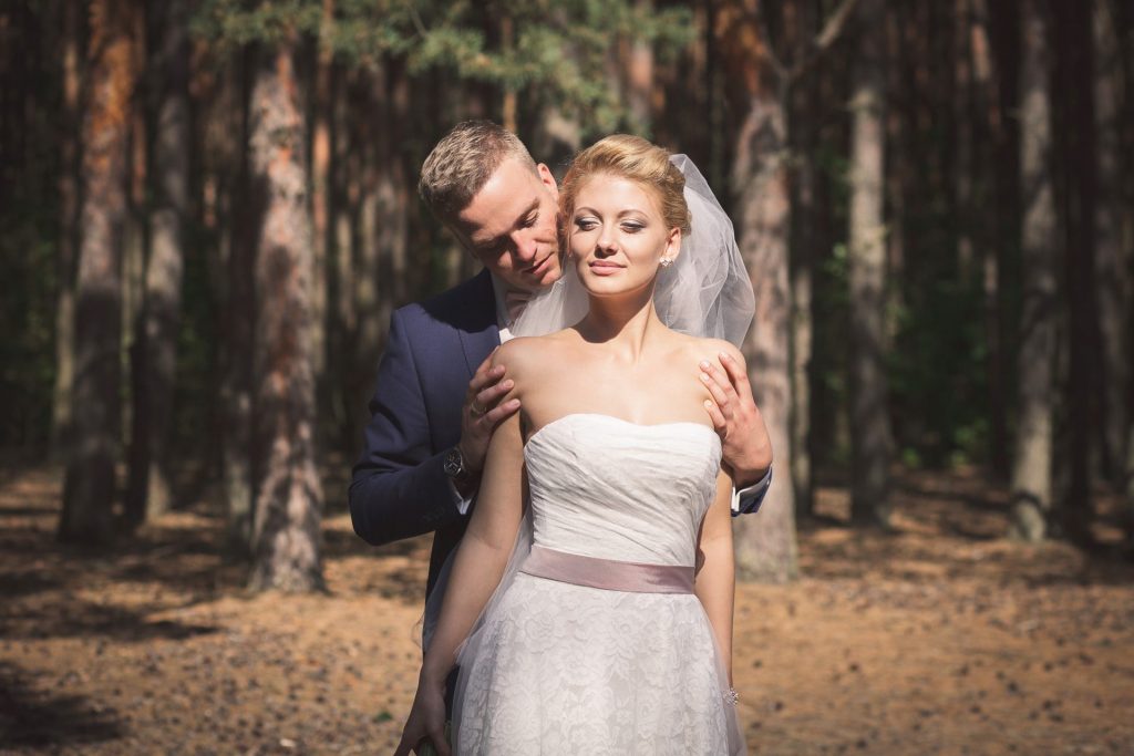 Hochzeitsportrait Magdeburg – Sonnenuntergang Paarfoto