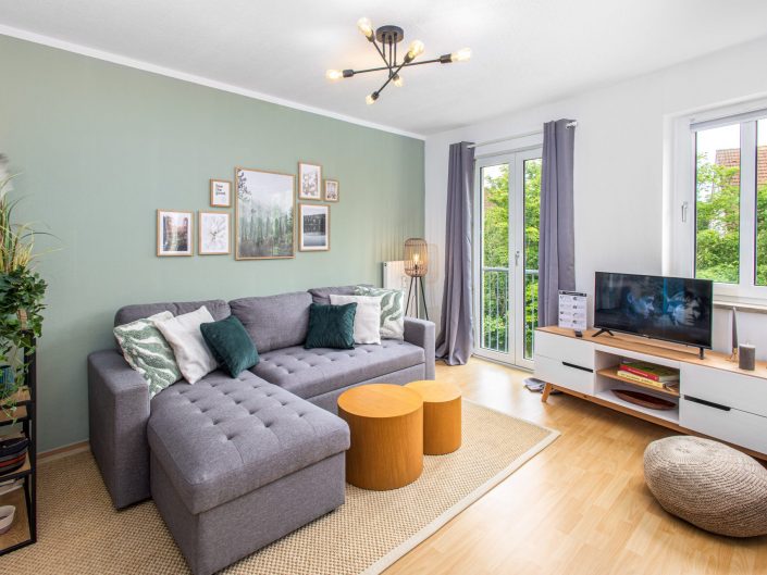 Immobilienfotografie Magdeburg – modernes Wohnzimmer