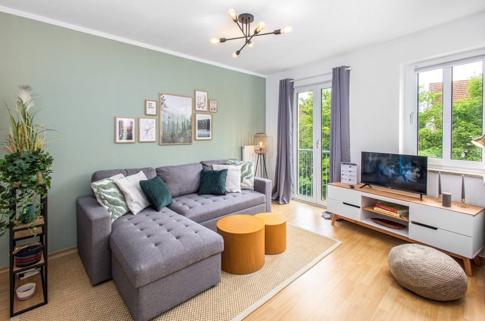 Immobilienfotografie Magdeburg – modernes Wohnzimmer