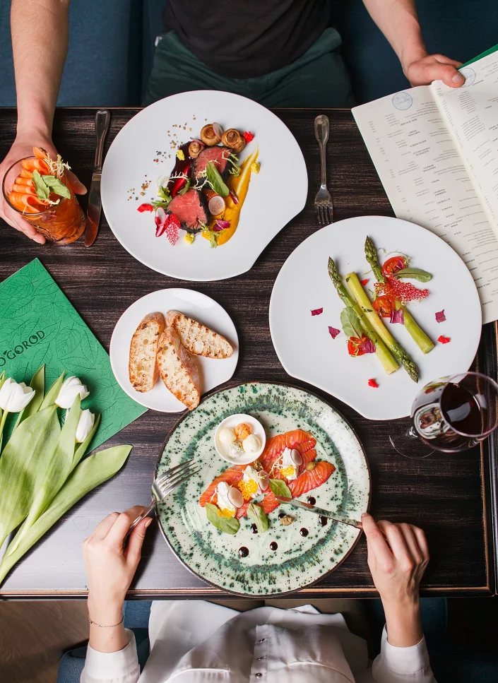 Professionelle Fotografie für Social-Media-Content eines Restaurants, visueller Content für Marketing und Online-Präsenz