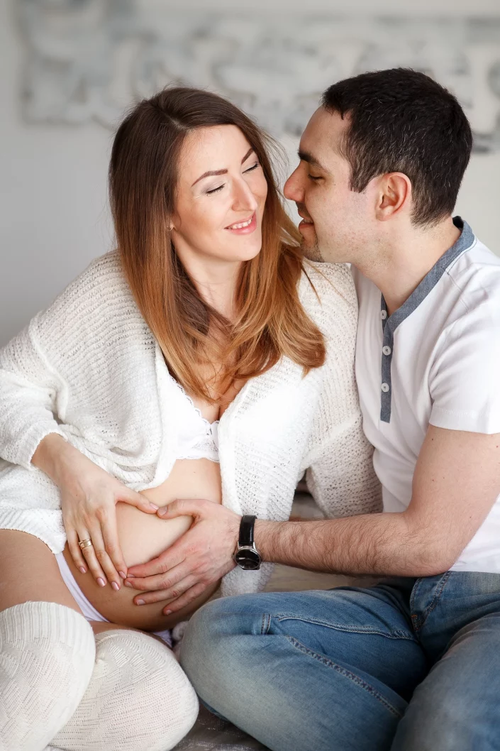 Professionelles Babybauch Fotoshooting in Magdeburg